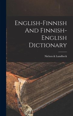 Cover English-finnish And Finnish-english Dictionary