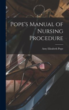 Cover Pope's Manual of Nursing Procedure