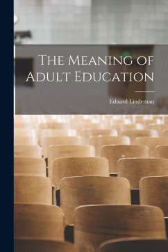 Cover The Meaning of Adult Education
