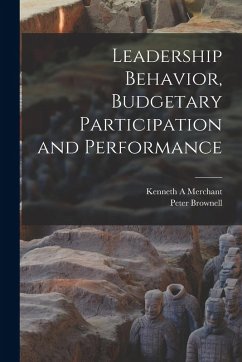 Cover Leadership Behavior, Budgetary Participation and Performance