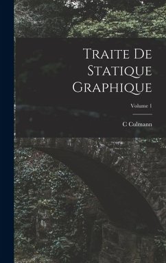 Cover Traite De Statique Graphique; Volume 1