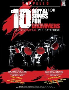 10 METAL SONGS FOR DRUMMERS - Cappello, Gianfabio