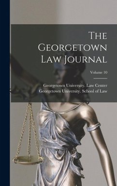 Cover The Georgetown Law Journal; Volume 10