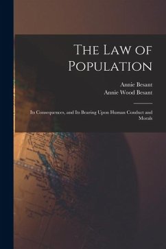 Cover The law of Population