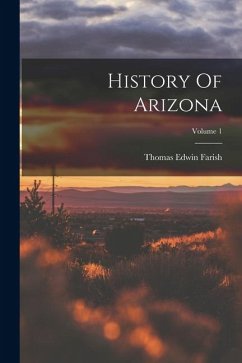 Cover History Of Arizona; Volume 1