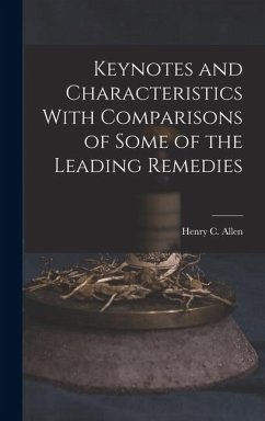 Cover Keynotes and Characteristics With Comparisons of Some of the Leading Remedies