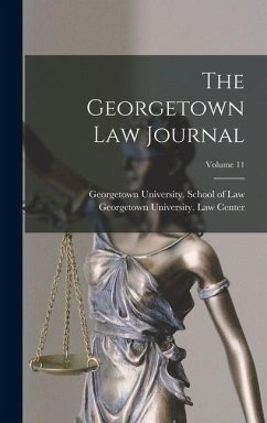 Cover The Georgetown Law Journal; Volume 11
