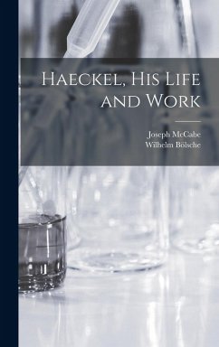 Cover Haeckel, His Life and Work