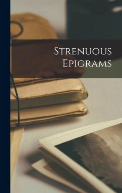 Cover Strenuous Epigrams