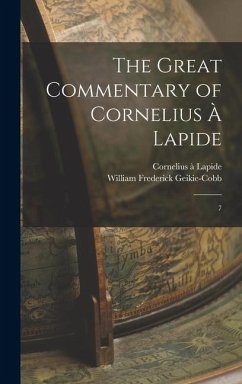 Cover The Great Commentary of Cornelius à Lapide: 7