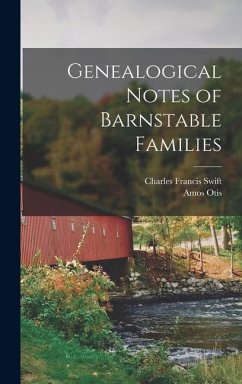 Cover Genealogical Notes of Barnstable Families
