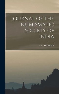 Journal of the Numismatic Society of India - Altekar, As