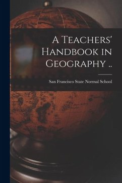 Cover A Teachers' Handbook in Geography ..