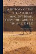 A History of the Literature of Ancient... - Bild 1