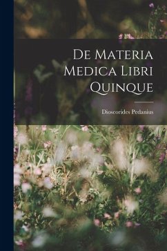 Cover De Materia Medica Libri Quinque