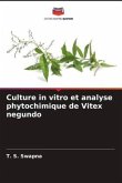 Culture in vitro et analyse phytochimique de Vitex negundo