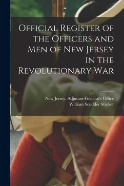 Cover Official Register of the Officers and men of New Jersey in the Revolutionary War