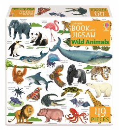 Usborne Book and Jigsaw Wild Animals - Smith, Sam