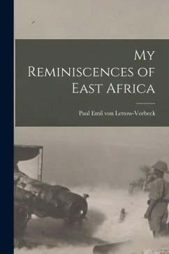 Cover My Reminiscences of East Africa