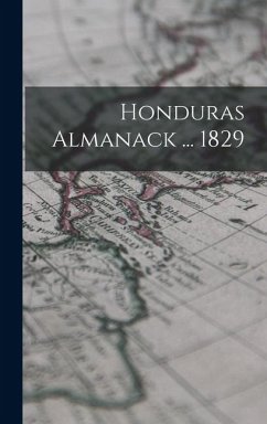 Cover Honduras Almanack ... 1829
