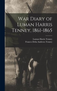 Cover War Diary of Luman Harris Tenney, 1861-1865