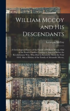 Cover William Mccoy and His Descendants