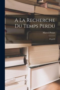 Cover A la recherche du temps perdu