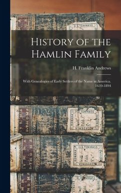 Cover History of the Hamlin Family
