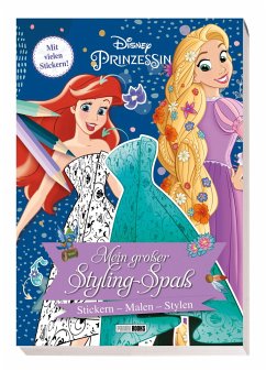 Disney Prinzessin: Mein großer Styling-Spaß: Stickern, Malen, Stylen - Panini