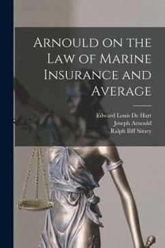 Cover Arnould on the law of Marine Insurance and Average