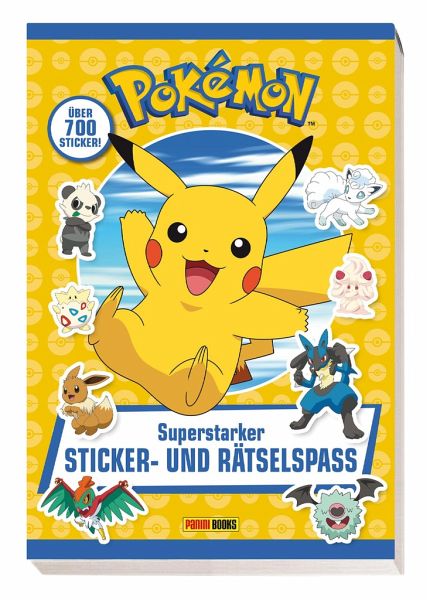Pokémon: Superstarker Sticker- und Rätselspaß von Panini portofrei bei  bücher.de bestellen