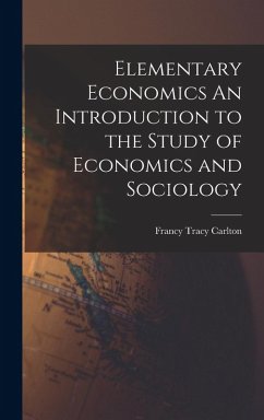 Cover Elementary Economics An Introduction to the Study of Economics and Sociology