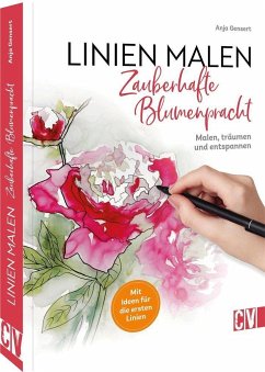 Linien malen - Zauberhafte Blumenpracht - Gensert, Anja