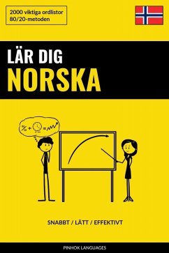 Cover Lär dig Norska - Snabbt / Lätt / Effektivt (eBook, ePUB)