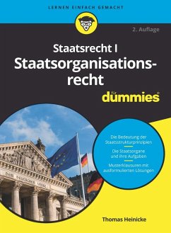 Cover Staatsrecht I Staatsorganisationsrecht für Dummies (eBook, ePUB)