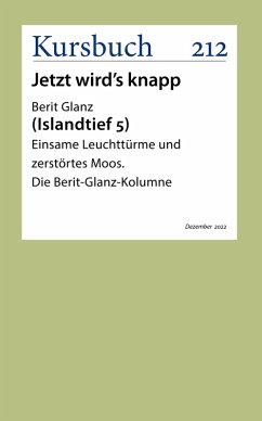 Einsame Leuchttürme und zerstörtes Moos (eBook, ePUB) - Glanz, Berit