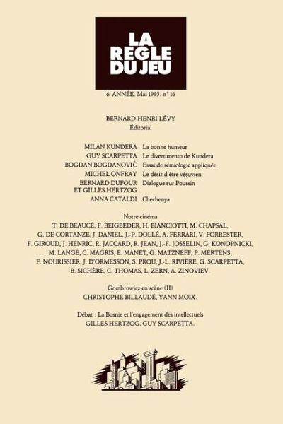 La regle du jeu n°16