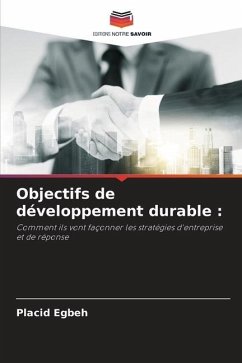 Objectifs de développement durable : - Egbeh, Placid