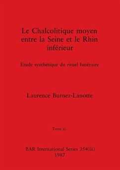 Le Chalcolitique moyen entre la Seine et le Rhin inférieur, Tome iii - Burnez-Lanotte, Laurence