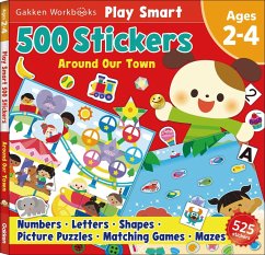 Play Smart 500 Stickers Around Our Town - Gakken Early Childhood Experts