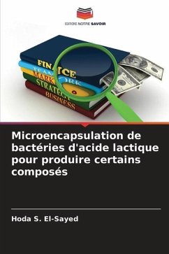 Microencapsulation de bactéries d'acide lactique pour produire certains composés - El-Sayed, Hoda S.