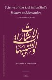 Science of the Soul in Ibn Sīnā's Pointers and Reminders: A Philological Study