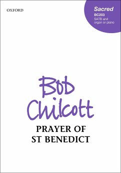 Prayer of St. Benedict score