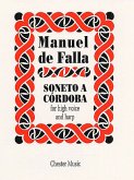 Manuel De Falla: Soneto A Cordoba High Voice, Harp Instrumental Work