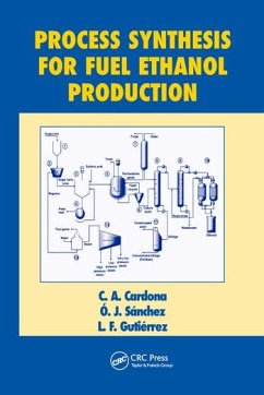 Process Synthesis for Fuel Ethanol Production - Cardona, C a; Sanchez, O J; Gutierrez, L F