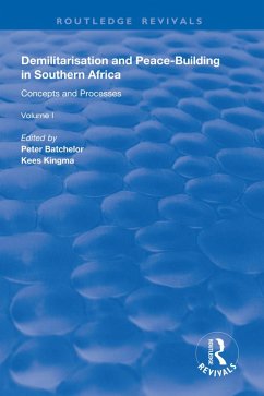 Cover Demilitarisation and Peace-Building in Southern Africa