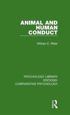 Animal and Human Conduct - Ritter, William E