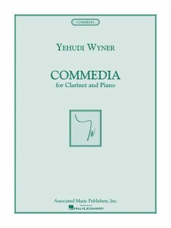 Cover Yehudi Wyner, Commedia Klarinette und Klavier Buch