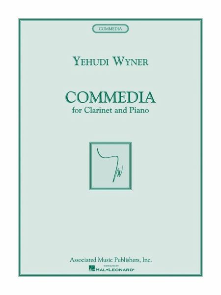 Yehudi Wyner, Commedia Klarinette und Klavier Buch Yehudi Wyner, Commedia Klarinette und Klavier Buch