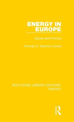 Energy in Europe - Weyman-Jones, Thomas G.